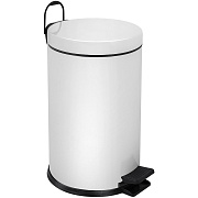 Мусорное ведро BERGES Wasserhaus 122003 белый 12л с педалью
