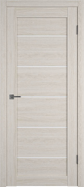 Межкомнатная дверь Владимирская фабрика дверей Atum Pro 27 Scansom Oak White Cloud Экошпон 600х2000мм остеклённая