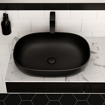 Смеситель для раковины VITRA Root Square A4273336EXP матовый чёрный