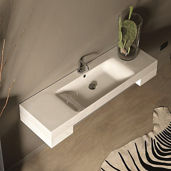 Раковина подвесная Kerasan Cento 353501*1 140х45см