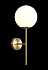 Бра CRYSTAL LUX FELIZ FELIZ AP1 BRONZE/WHITE 40Вт E27