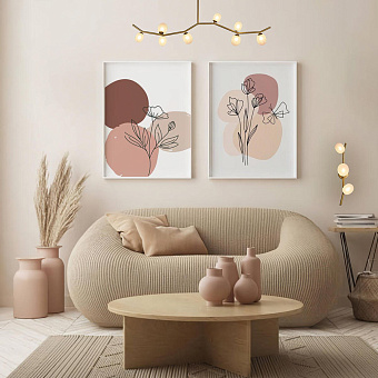 Светильник настенный Loft It Sakura 10212W Gold 60Вт G9