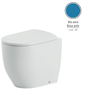 Унитаз приставной ArtCeram Monet MNV002 38 00 безободковый