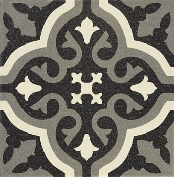 Напольная плитка MAINZU Florentine PT01975 Centro Black 20х20см 1кв.м. матовая