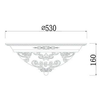 Светильник потолочный Maytoni Diametrik C907-CL-06-W 40Вт E27