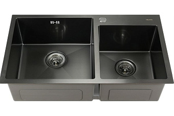 Мойка кухонная MELANA ProfLine S8045HB 80х45см графит