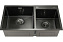 Мойка кухонная MELANA ProfLine S8045HB 80х45см графит