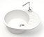 Мойка кухонная Azario Light CS00079918 57,5х44см белый