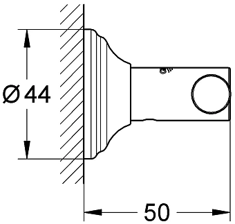 Крючок GROHE Essentials 40656001 хром
