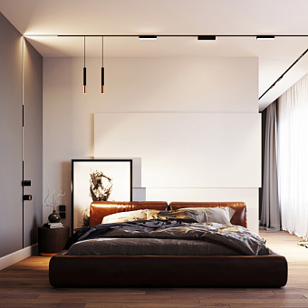 Магнитный трековый светильник Arlight Mag-Spot-Hang-25 034245 5Вт LED чёрный