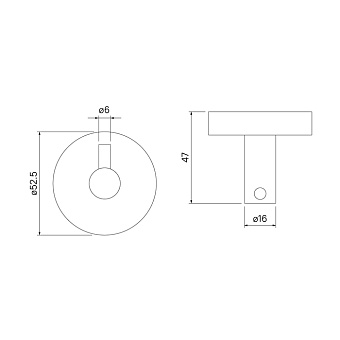 Крючок IDDIS Sena SENSS10i41 хром