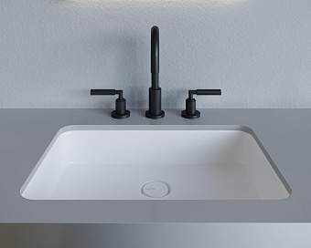 Раковина встраиваемая сверху SALINI MAREA 1802209MRF S-Stone матовая 53х38см