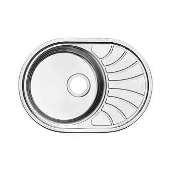 Мойка кухонная IDDIS Suno SUN65SDi77 65х46см сатин