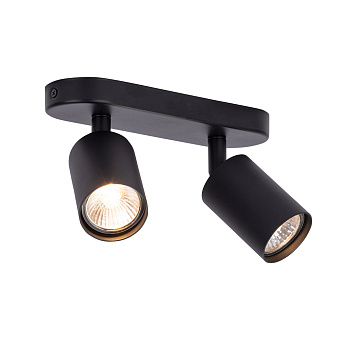 Спот Arte Lamp AQUARIUS A3226PL-2BK 35Вт 2 лампы GU10
