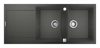 Мойка кухонная GROHE K500 31647AT0 116х50см серый