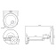 Косметическое зеркало BEMETA Cosmetic mirrors 116401772 24х24см с подсветкой