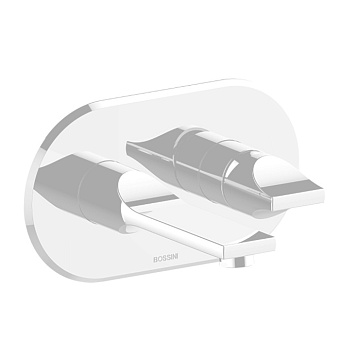 Смеситель для раковины BOSSINI Apice Z00549.045 белый матовый