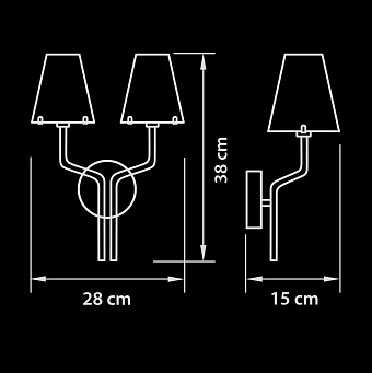 Бра Lightstar Diafano 758622 80Вт G9