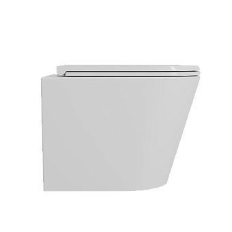 Унитаз подвесной D&K DT1026516 безободковый с микролифтом