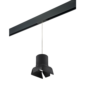 Трековый светильник Lightstar Rullo PRORP3487487 15Вт GX 5.3 чёрный для однофазного трека