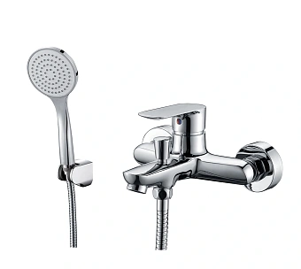 Смеситель для ванны Abber Weiss Insel AF8012 хром