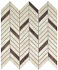 Керамическая мозаика Atlas Concord Италия Marvel Edge AEPT Imperial White Mosaico Twill Lappato 30х31см 0,372кв.м.