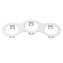 Рамка Lightstar 214696 340х140мм белый