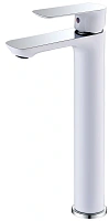 Смеситель для раковины Abber Weiss Insel AF8011W белый-хром