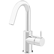 Смеситель для раковины Cisal Less New LN0004754Q белый (матовый)