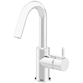 Смеситель для раковины Cisal Less New LN0004754Q белый (матовый)