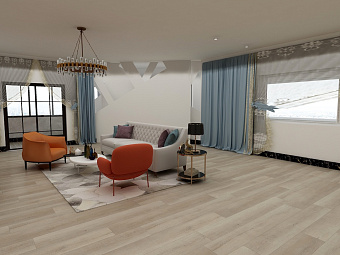 Виниловый ламинат Floorwood Дуб Мэйсер MV63 1220х182х5мм 43 класс 2,44кв.м