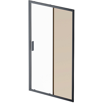 Душевая дверь AM-PM Gem Solo W90G-120-1-195BBr 195х120см стекло бронза