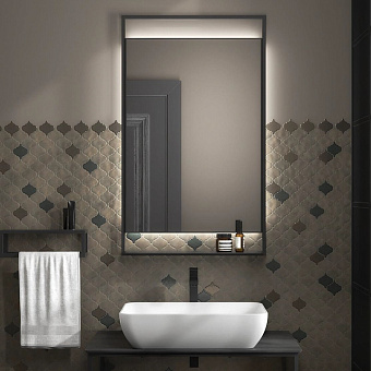 Зеркало KERAMA MARAZZI Plaza Next PL.N.mi.60-BLK 100х60см с подсветкой