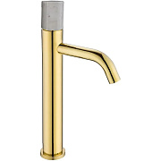 Смеситель для раковины Boheme Stick 122-G-MR-WHITE золотой