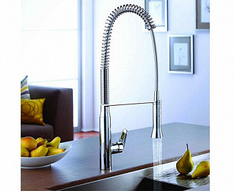 Смеситель для кухни GROHE K7 31379000 гибкий излив хром