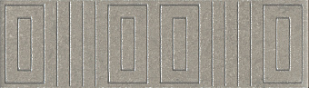 Бордюр KERAMA MARAZZI Матрикс OS\B242\8343 серый 5,7х20см 0,011кв.м.