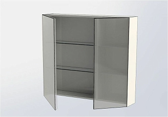 Шкаф зеркальный AQUANET Йорк 202090 20х100х87,3см с подсветкой