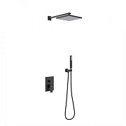 Душевая система BERGES NARDIS 2S BLACK 71002 чёрный матовый