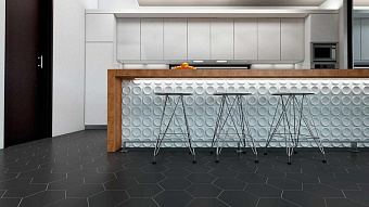 Матовый керамогранит WOW Floor Tiles 113842 Hexa R Graphite Matt 20х23см 0,35кв.м.
