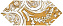 Декор KERAMA MARAZZI Алмаш HGD\B514\35000 жёлтый глянцевый 14х34см 0,048кв.м.
