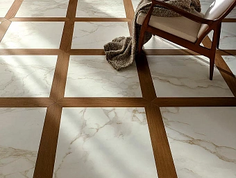 Матовый керамогранит FAP CERAMICHE Roma fLRA Calacattamatt rett 60х60см 1,08кв.м.