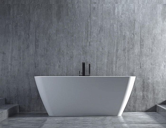 Ванна каменная SALINI AGATHA 100221MRF S-Stone матовая 180х81см отдельностоящая