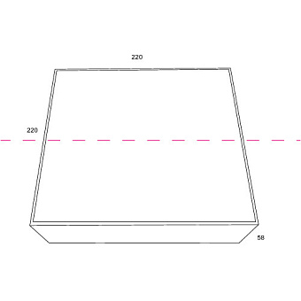 Светильник потолочный Maytoni Zon C067CL-L27B4K 27Вт LED