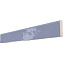 Бордюр WOW Crafted 99536 Bullnose Hm Blue Nuvola 3,5х30см 0,189кв.м.