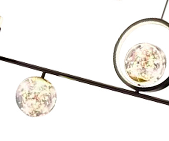 Люстра подвесная KINK Light Аксель 07640-100,19 80Вт 6 лампочек LED