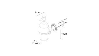 Дозатор FIXSEN ANTIK FX-61112 античная латунь