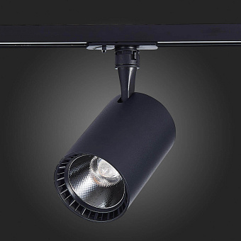 Трековый светильник ST Luce CAMI ST351.436.20.36 20Вт LED матовый чёрный для однофазного трека