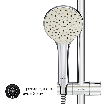 Душевая система AM-PM Sunny F0785C800 хром