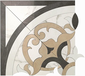 Декор Atlas Concord Италия Marvel AVW3 Elegance Angolo Cold 60х60см 0,36кв.м.