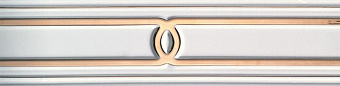 Бордюр Atlas Concord Италия Marvel LVGW Gold White 30,5х7,8см 0,238кв.м.